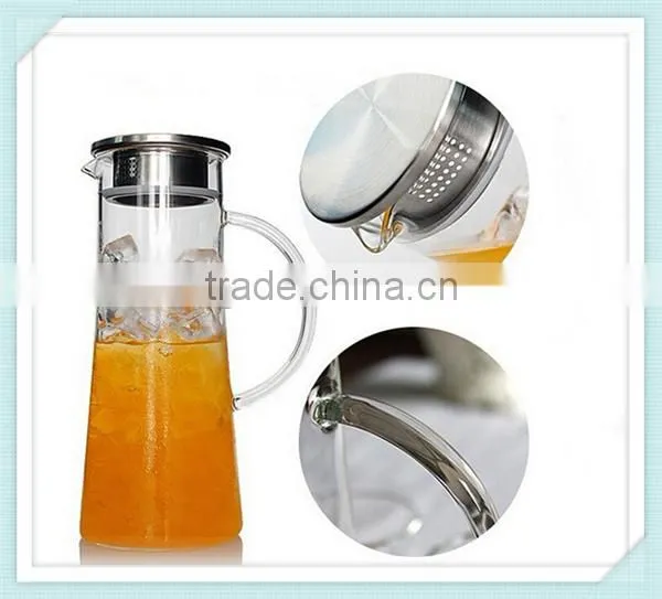 High Borosilicate Double Wall Glass Teapot New Desin Double Wall Glass Tea Infuser for Sale photo-3