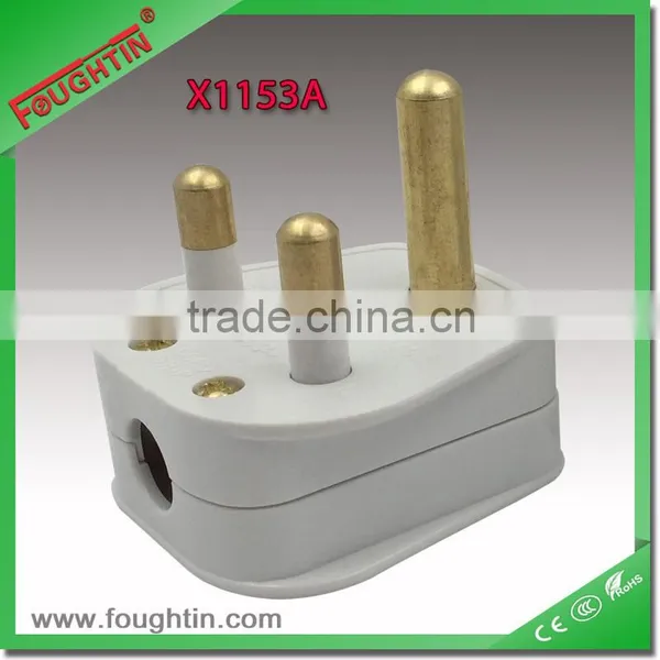 Fashion Design 15A Bar Cordgrip Plug With Fuse photo-4