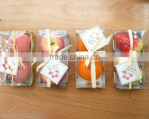 2015 new style Fruit shaped candle, ideal for home decoration