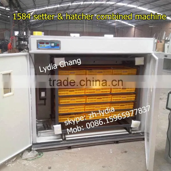 New Type 1584 Chicken Incubator With CE,setter&hatcher Combined Egg Incubator From Lydia photo-2