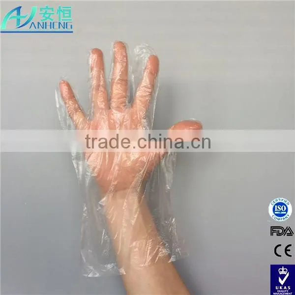100 Disposable Gloves Plastic Cleaning Gardening Garden Home Medical Salon PE Gloves photo-6