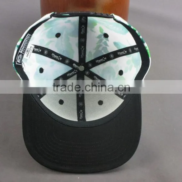 Customer High Quality 6- Panel Snapback Hat With 3D Embroidered Patch photo-6