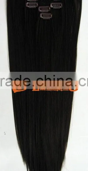 Heat Resistant Hair Extension Sets, Fake Clip in Halo Hair Extensions photo-2