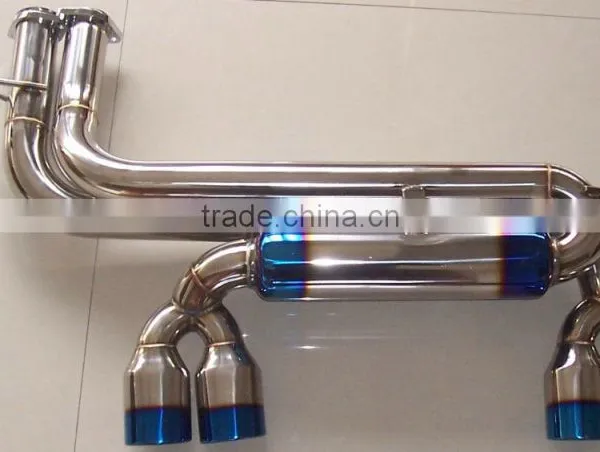 STAINLESS STEEL DUAL 2.75"TIP MUFFLER CATBACK CAT BACK EXHAUST SYSTEM BM* M3 E46 photo-2