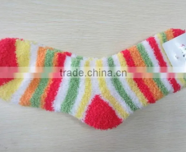 Fluffy Stripe Socks photo-3