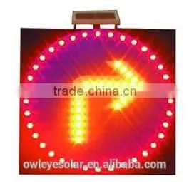 Spuare Solar Traffic Signs/illuminated Traffic Signs/solar Powered Portable Variable me photo-2