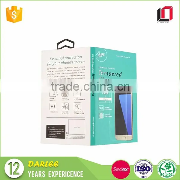 Professional OEM Luxury Phone Film Custom Retail Screen Protector Packaging Paper Box for Tempered Glass photo-6