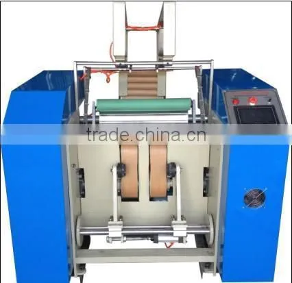 1300 Semi Automatic PVC Stretch Film Slitting Rewinding Machine photo-5