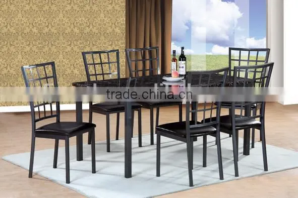 2015 hot sale dining set / metal dining set