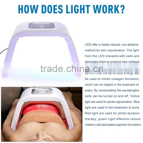 Professional Beauty Salon Infrared LED Light Therapy 4 Colors LED PDT Device photo-2