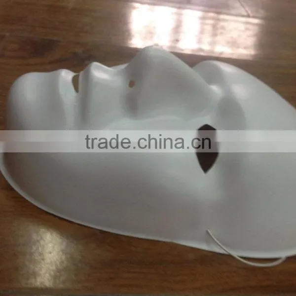 PVC Full Face Mask Form-white photo-3