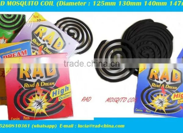 RAD China Fujian Factory Black Mosquito Killer Mosquito Repellent Incense Mosquito Coil photo-3