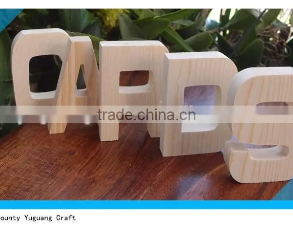 Pine Wooden Letter "CARDS" for Wedding Decor photo-2