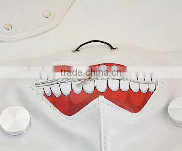 Japan Anime Tokyo Ghoul Kaneki Ken Adjustable Zipper Masks PU Leather Cool Mask photo-4