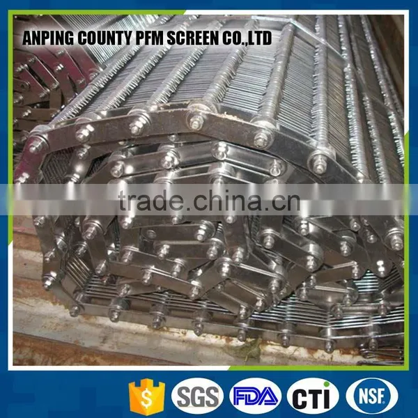 MSDS Approvaled Ss Conventional Weave Flat Wire Conveyor Belt photo-2