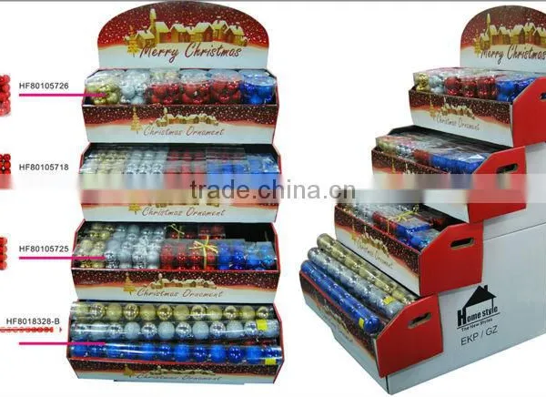 Various Kinds of CHRISTMAS DECORATION BALLS in Pallet