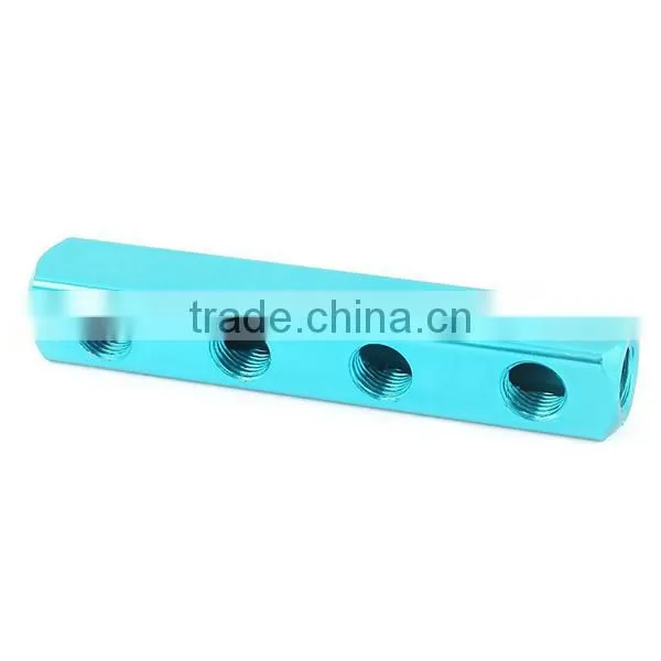 Precision Aluminium Made 4 Way Mainfold Block Splitter From Shenzhen VMT Factory photo-3