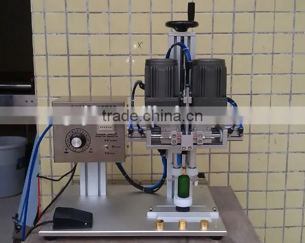 2016 Commercial Glass Bottle Lip Capping Machine/plastic Bottle Lip Sealing Machine/beer Bottle Capper Machine photo-2