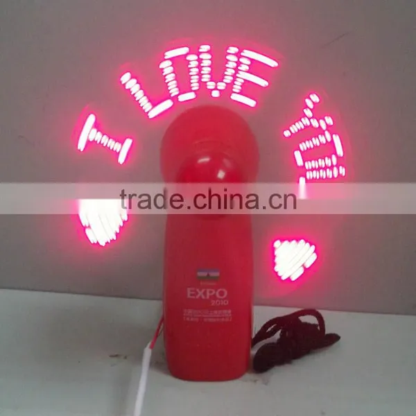 Cheap Usb Fan Fashion Program Usb Led Fan Led Message Usb Fan photo-2