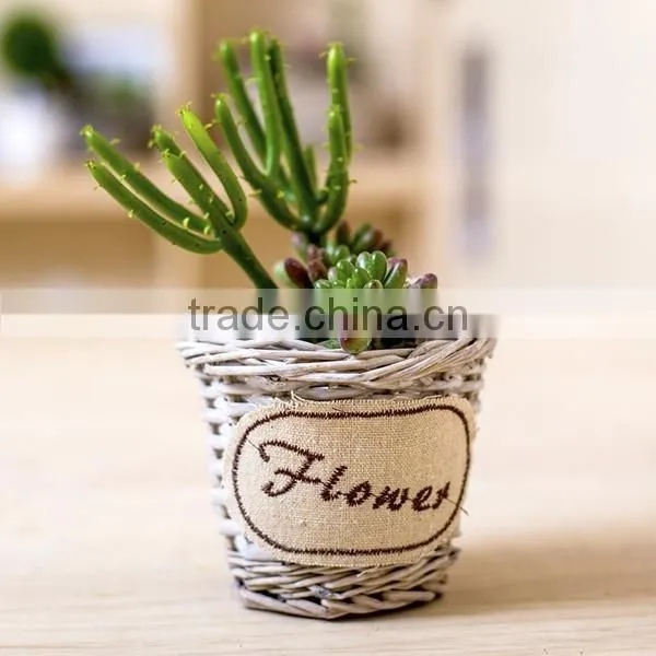 New Design Wicker Woven Garden Basket Wicker Garden Tools Basket photo-2
