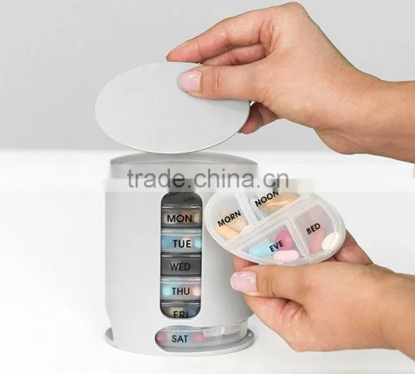 New Pill Pro as Seen as on tv 7 Day Tower Pill Box Pill Dispenser photo-4
