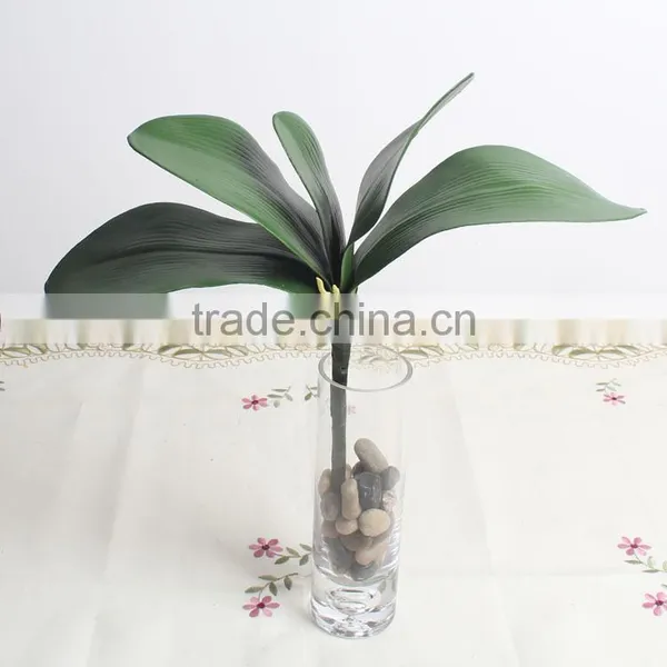 SJ013831 High Quality Real Touch Leaves From Artificial Phalaenopsis Orchid Flower/orchid Leaves photo-2