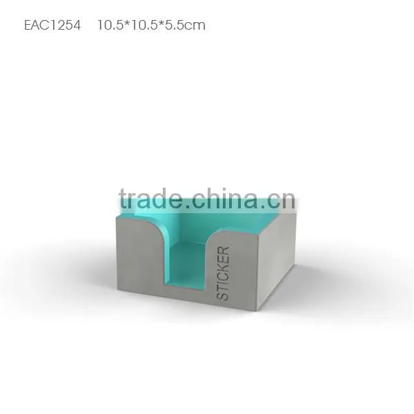 Novel Bare Concrete Personalized Bare CEMENT Desk Organiser photo-3