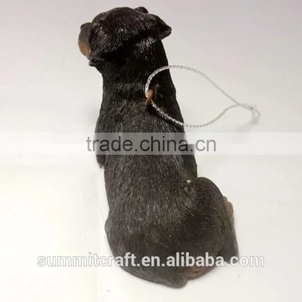 Rottweiler Dog Romania Resin Christmas Tree Decoration photo-2