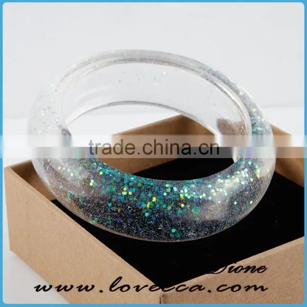 Real Flower Resin Bangle, Real Flower Bracelet, Preserved Flower Bracelet