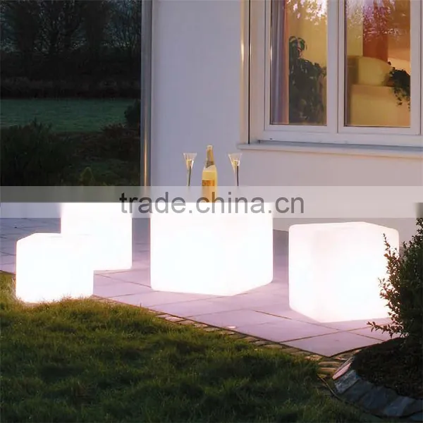 Shenzhen 40cm Sturdy Stylish Illuminated LED Cube Seat photo-4