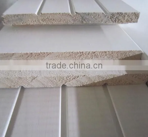 Gesso White Primed Skirting Board for Buidling Decoration MDF Board photo-5