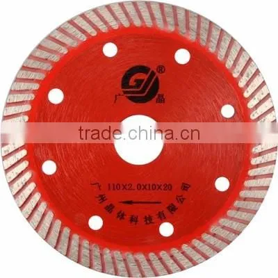 Guangjing Long Life 110mm Gold Turbo Blade Saw Blade Circular photo-4