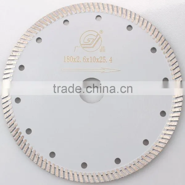 180mm Diamond Turbo Saw Blade Electroplated Marble Blade photo-3