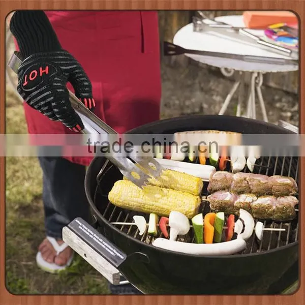 Wholesale Aramid Fiber Heat Resistant BBQ Gloves Cooking Gloves photo-3