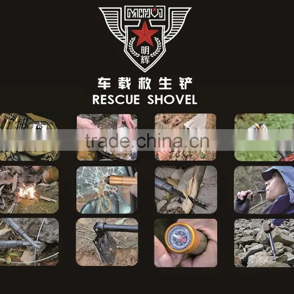 Outdoor Tools Multifunctional Retractable Shovel , Camp Shovel Multi Tool photo-3