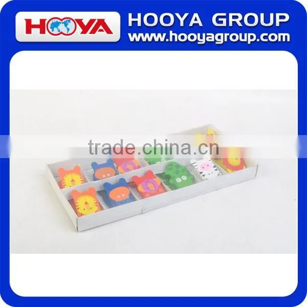Lovely Animal-shaped Colorful Wooden Magnetic Clips photo-3