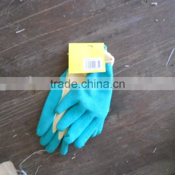 Latex Palm & Fingers Coated Gloves photo-3
