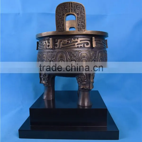 China Style Bronze Tripod Artwork/Chinese Classical Bronze Tripod Sculpture/Bronze Decoration photo-4