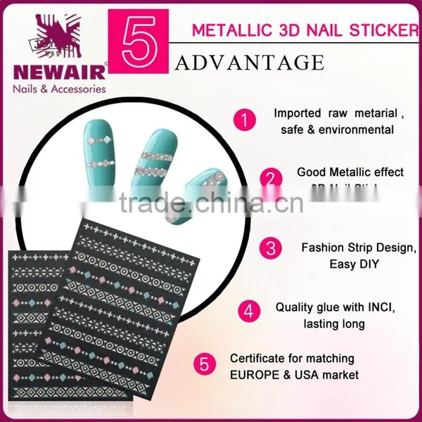 New Air Hot Selling Nail Art For Stickers 3d Diamond Nail Stickers photo-6