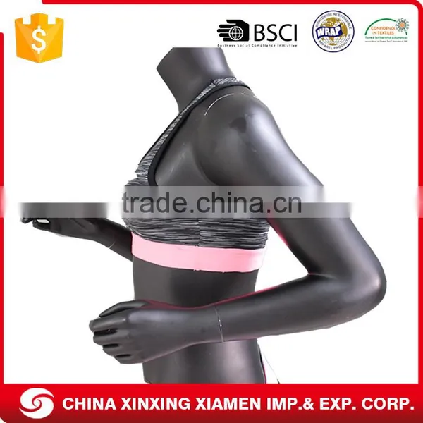 Womens Fitness Wear Custom Cheap Wholesale Sports Bra Logo photo-3