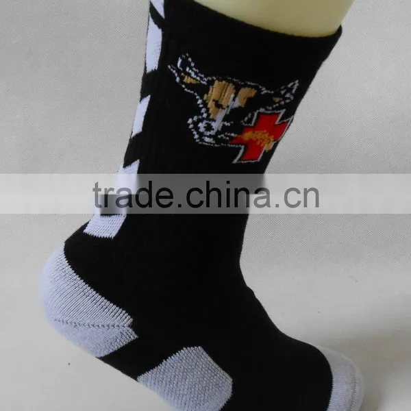 Basketball Sports Elite Bulk Cartoon Tube Cotton Wholesale Socks photo-3