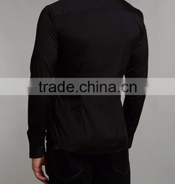 Mens Blank Shirt Hight Quality Shirt Custom Logo Shirt photo-3