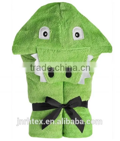 Custom Animal Design Baby Hooded Towel Poncho photo-3