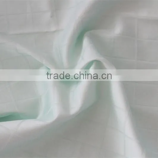 Wholesale Price Bright Cyan Cotton Satin Finished Fabric