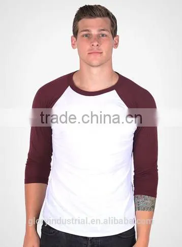 Raglan Long Sleeve Polo T-shirt Wholesale photo-3