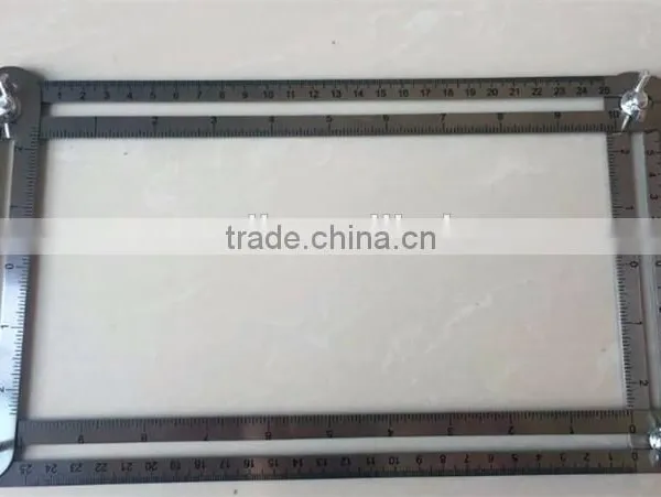 Plastic Activity Multi-Angle Measuring Ruler Stainless Steel General Template Angle Ruler Tool photo-2