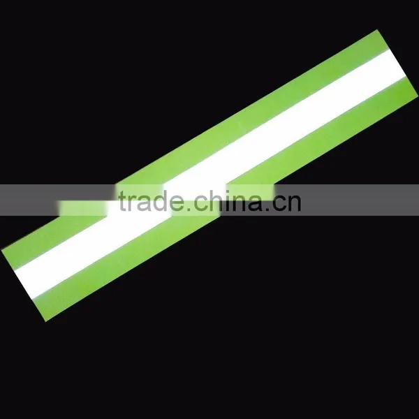 Fluorescent Yellow Fire Flame Retardant Reflective Tape Material for Safety Work Wear photo-4
