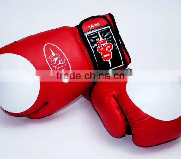 Special Muay Thai MMA Boxing Gloves White Training Sparring Gloves 8- 16 oz photo-5