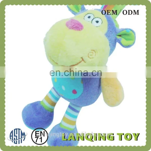 Plush Animal Toys Stuffed Small Monkey Keychain photo-3