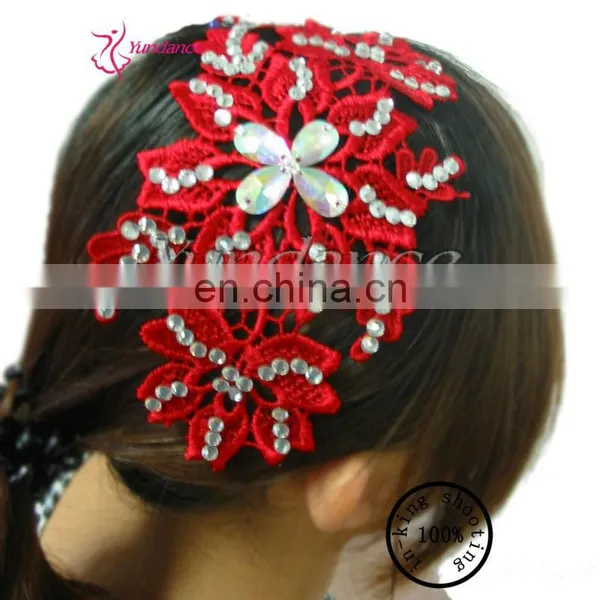 H-01 Red Rhinestone Headwear